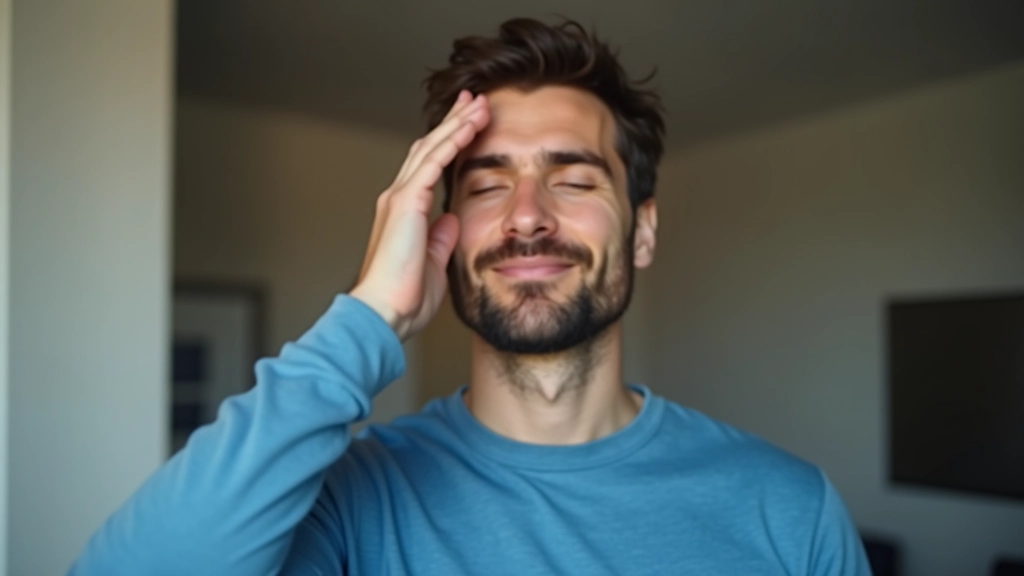 Person mit geschlossenen Augen, die konzentriert einen inneren Gedächtnispalast visualisiert