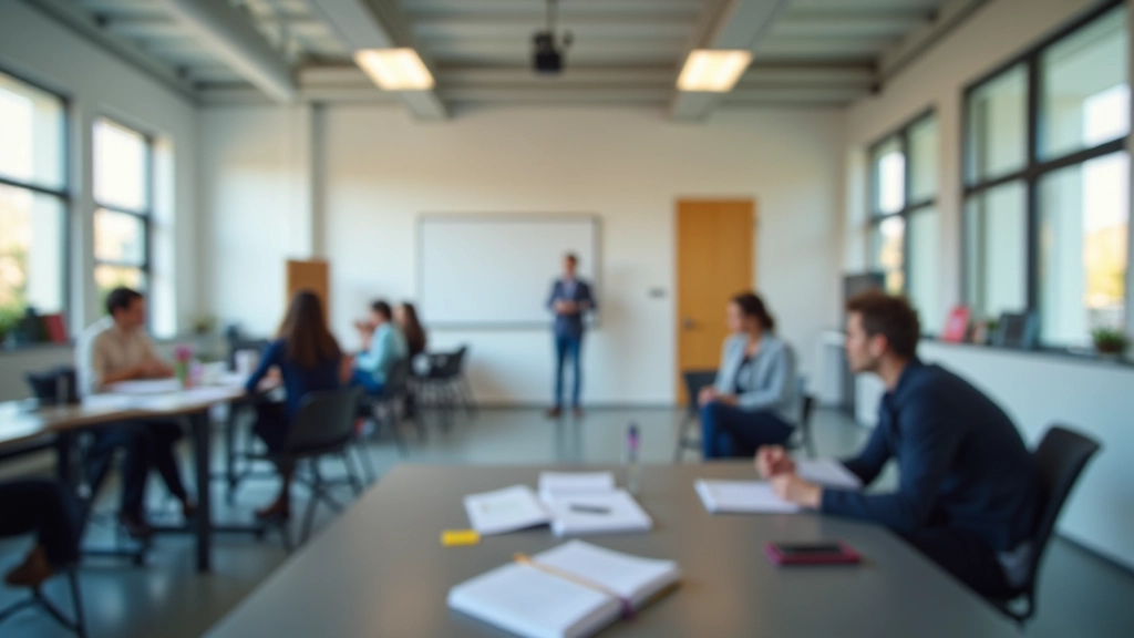 Modernes Trainingszenrum für Gehirntraining mit freundlicher Atmosphäre und modernen Lernmaterialien