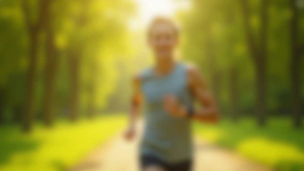 Person joggt durch Park mit grüner Natur, trainiert körperliche Fitness für bessere Gehirnfunktion