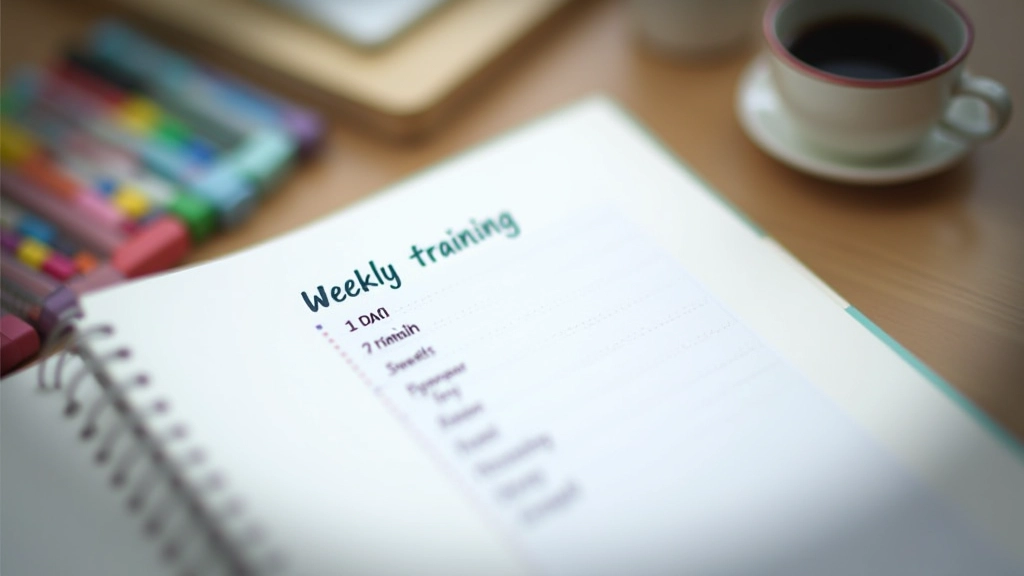 Trainingsplan für Gehirnjogging mit Wochenplan und Fortschritts-Tracker